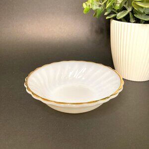 Vintage Anchor Hocking Fire King Golden Shell Coupe Bowl